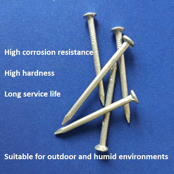 HOT DIPPED GALVANIZED NAILS USE FOR HUMID AREA 3.5INCH 50LBS BOX