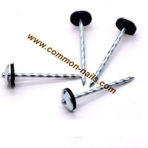 2-1/2" twist shank galvanized umbrella head roofing nails manufacturer