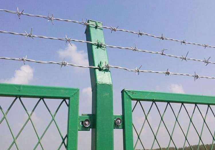 barbed wire protection using